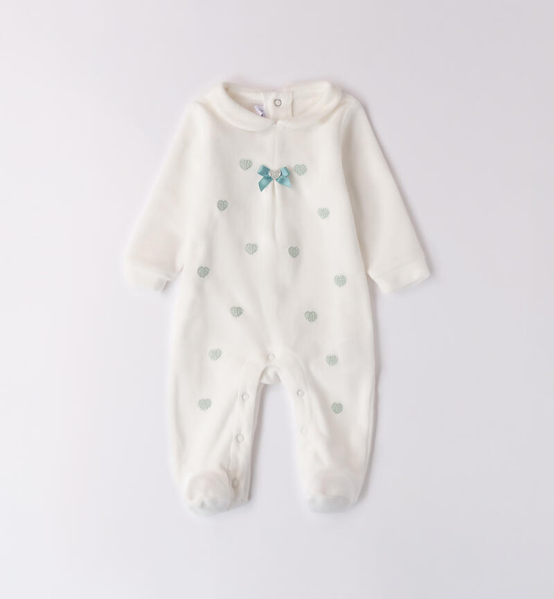 Chenille jumpsuit for baby girl PANNA-0112