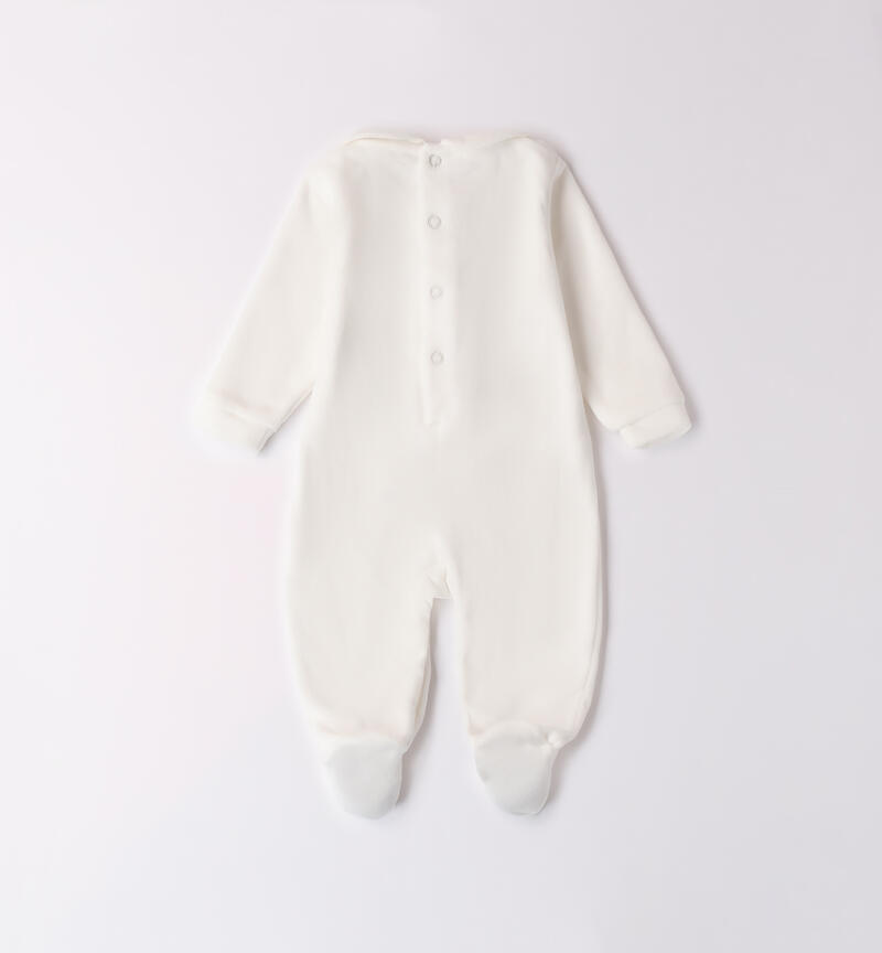 Chenille jumpsuit for baby girl PANNA-0112