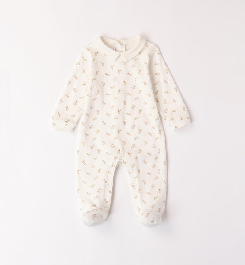 Unisex babygrow PANNA-BEIGE-6ABL