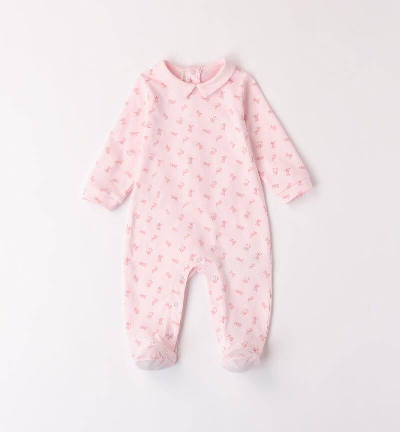 Unisex babygrow ROSA-ROSA-6ABQ