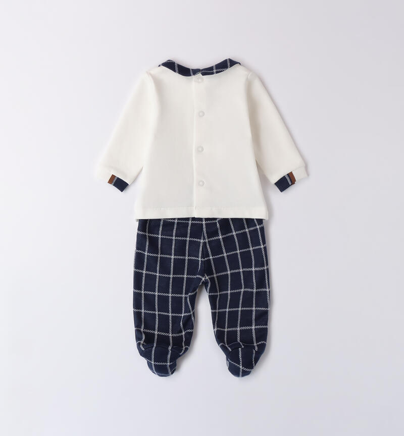 Two-piece jumpsuit for baby boy PANNA-0112