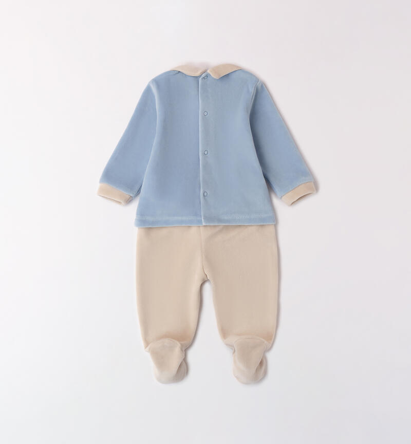 Jumpsuit for baby boy L.BLUE-3964