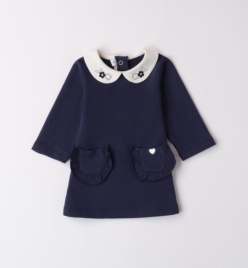 Dress for baby girl NAVY-3558