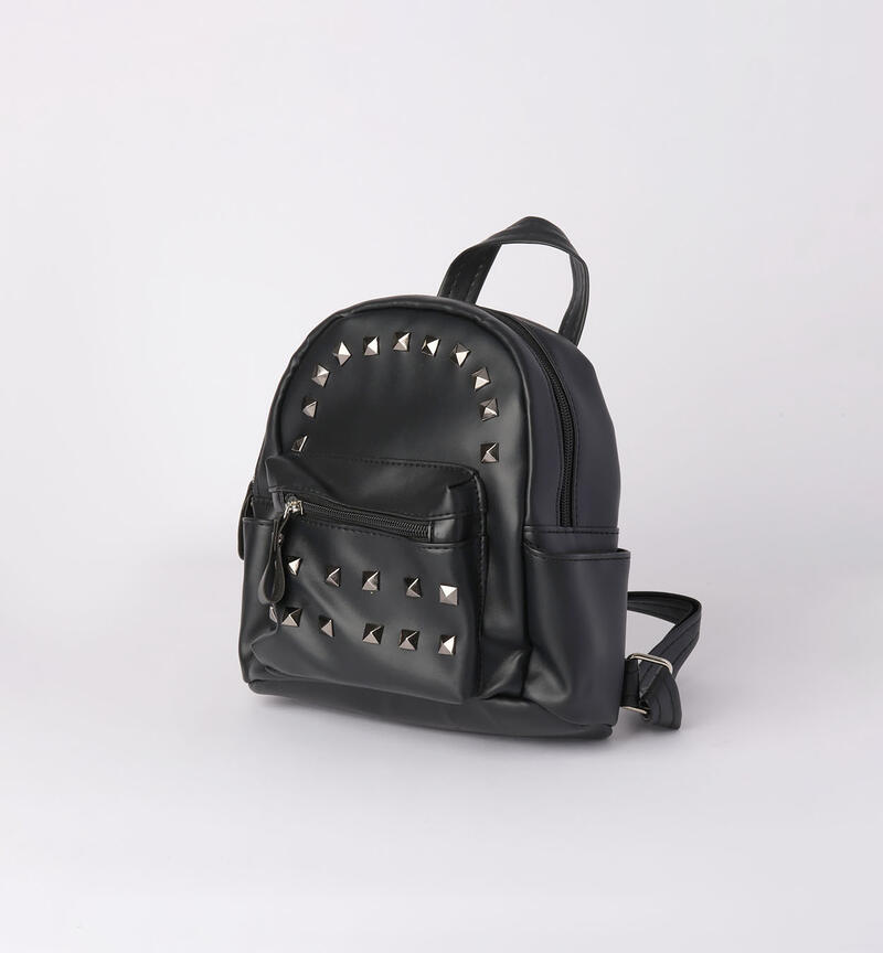 Sarabanda backpack for girls from 8 to 16 years NERO-0658